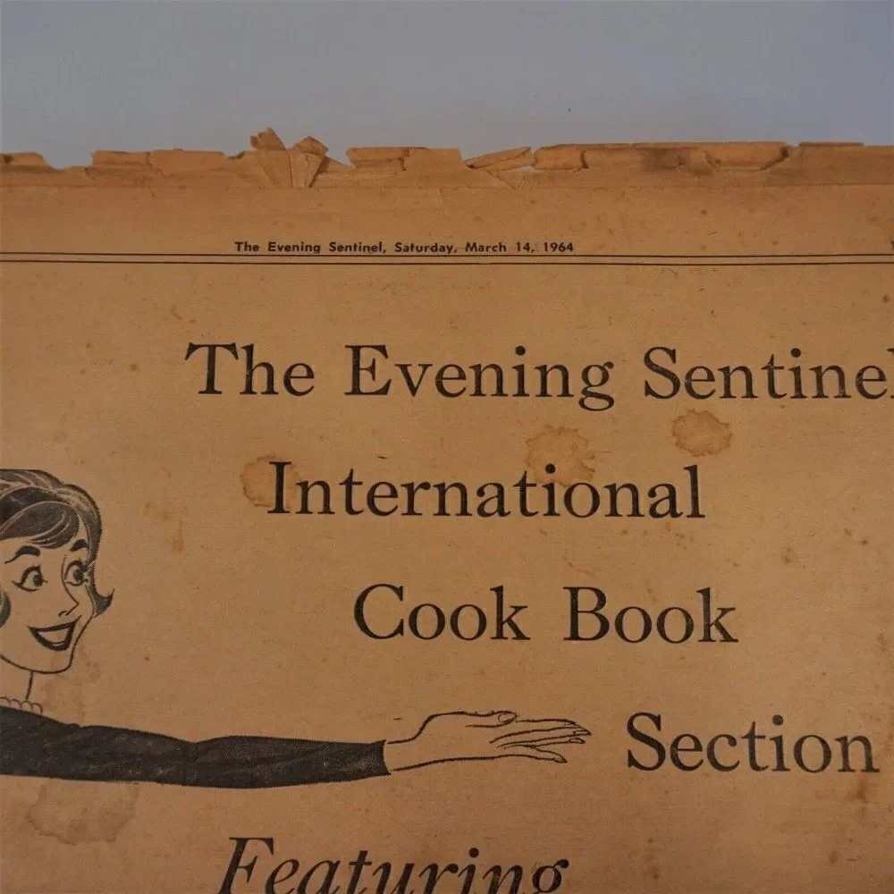 Sentinel 1964 Newspaper Cook Book Section 1967 McCall's Recipes Magazine